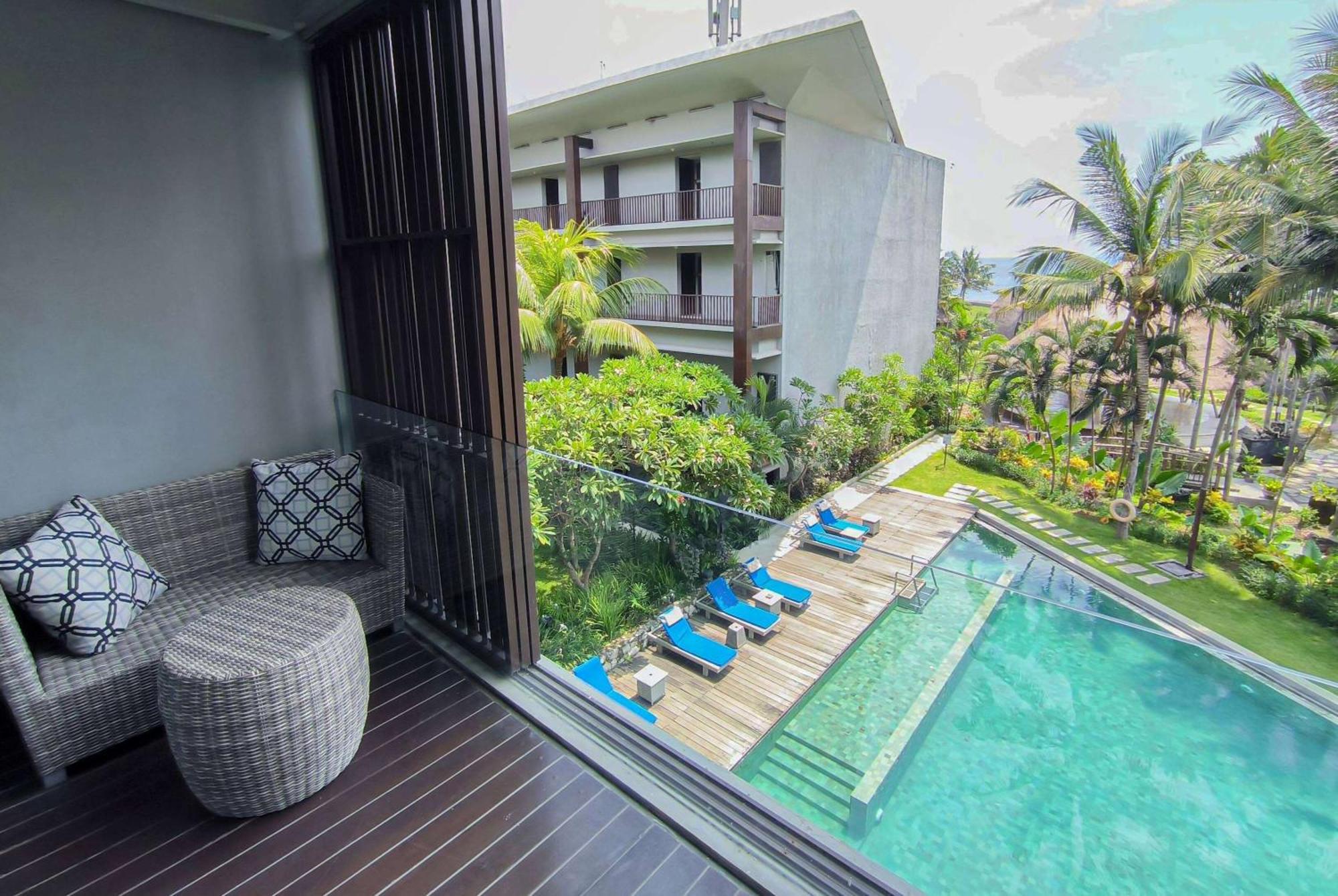 Wyndham Tamansari Jivva Resort Bali Siyut Kültér fotó View from a room at the hotel