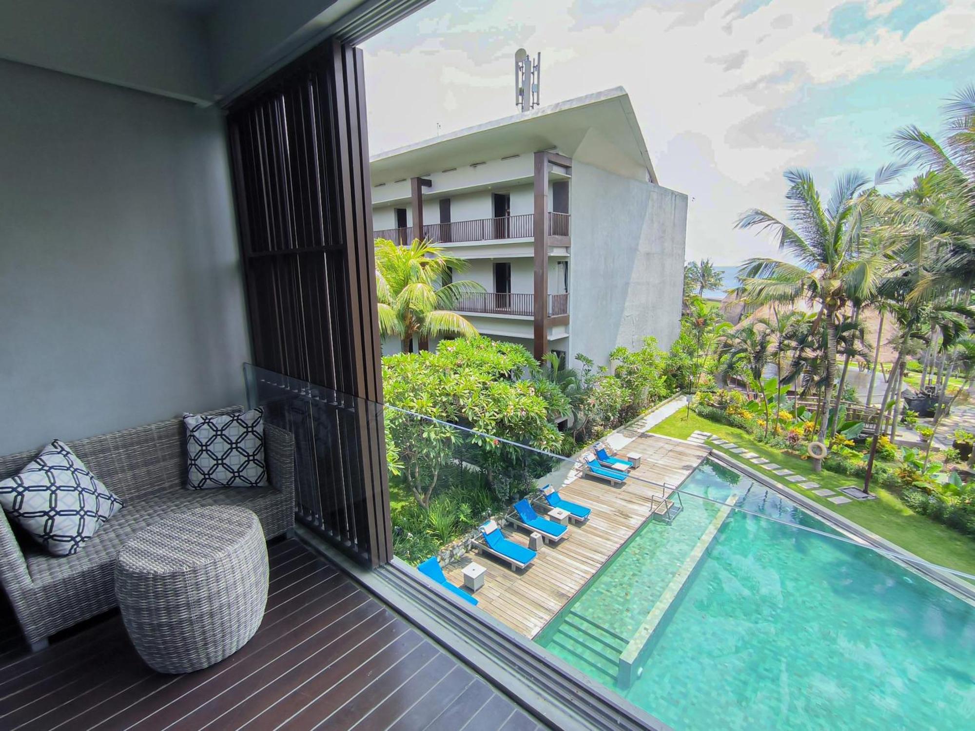 Wyndham Tamansari Jivva Resort Bali Siyut Kültér fotó View from a room at the hotel